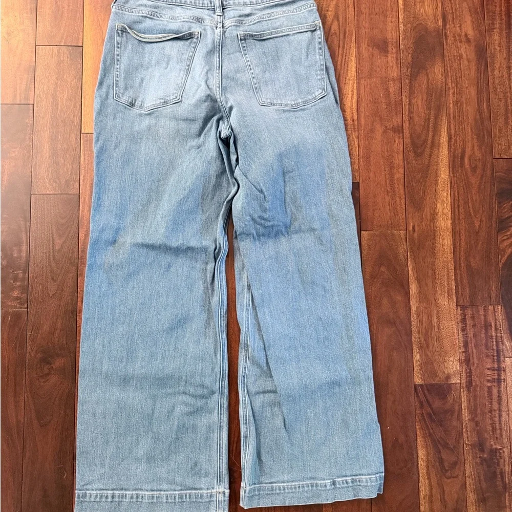 J.Crew Light Blue Wide-Leg Jeans - Picture 3 of 3
